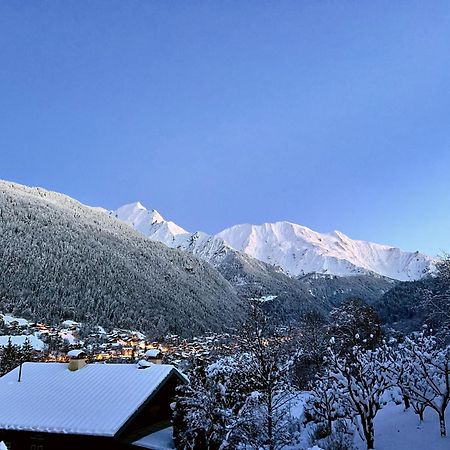 Chalet Mirador appartement vue panoramique Saint-Gervais-les-Bains Extérieur photo