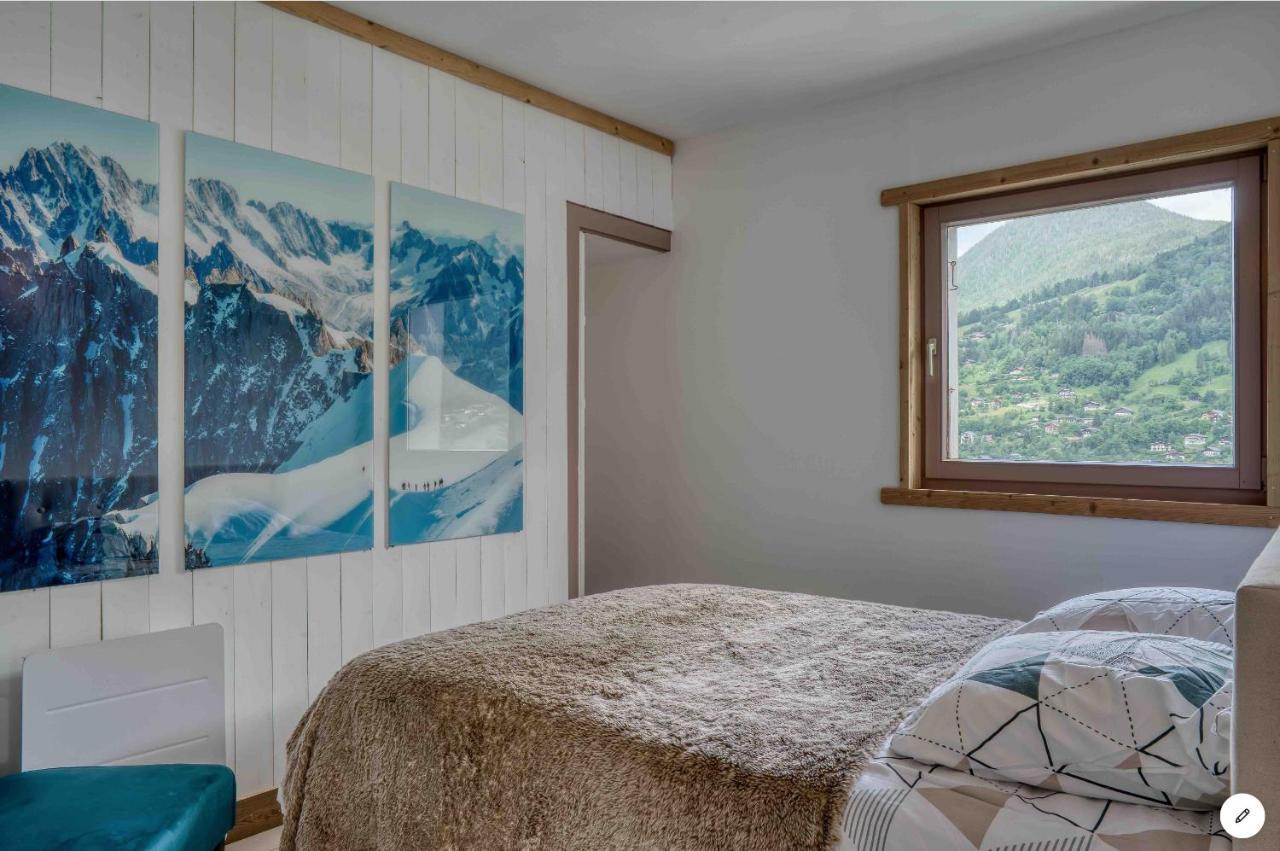 Chalet Mirador appartement vue panoramique Saint-Gervais-les-Bains Extérieur photo